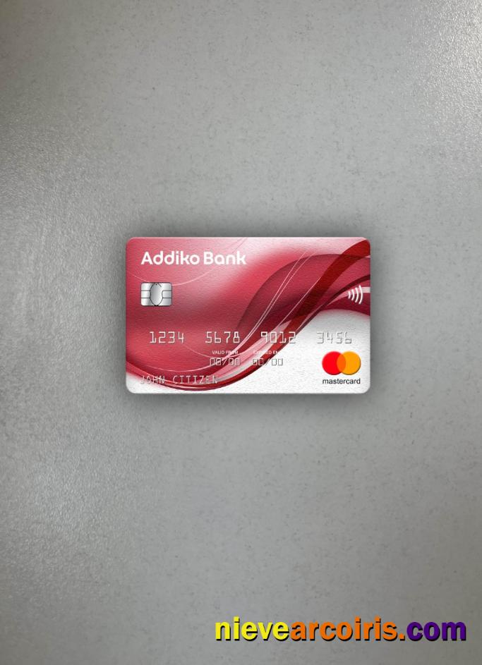 Montenegro Addiko Bank mastercard photolook